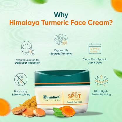 Himalaya Dark Spot Clearing Turmeric Face Cream - Indyancart