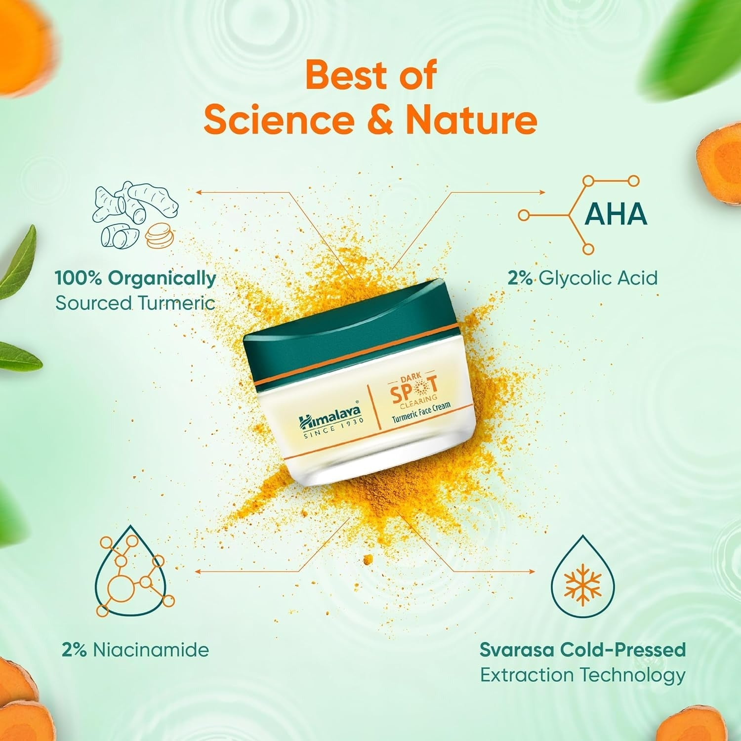 Himalaya Dark Spot Clearing Turmeric Face Cream - Indyancart