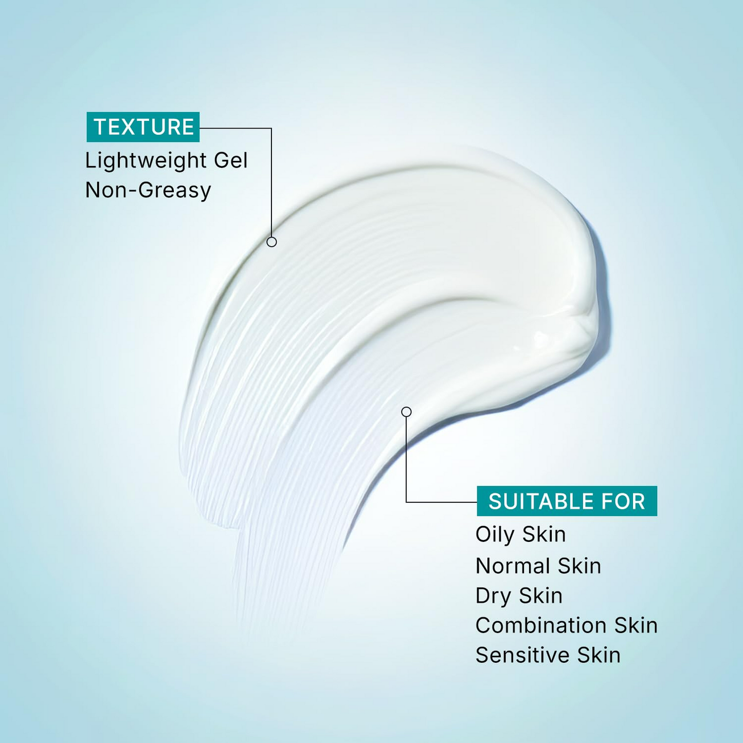 Pilgrim 2% Niacinamide Glow Sunscreen SPF 50+ with broad spectrum protection, non-greasy, no white cast, enhances skin glow.