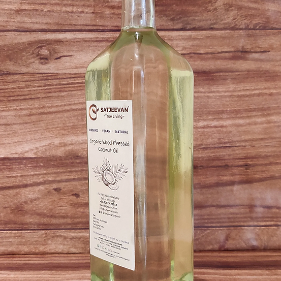 Satjeevan Organic Wood-Pressed Coconut Oil