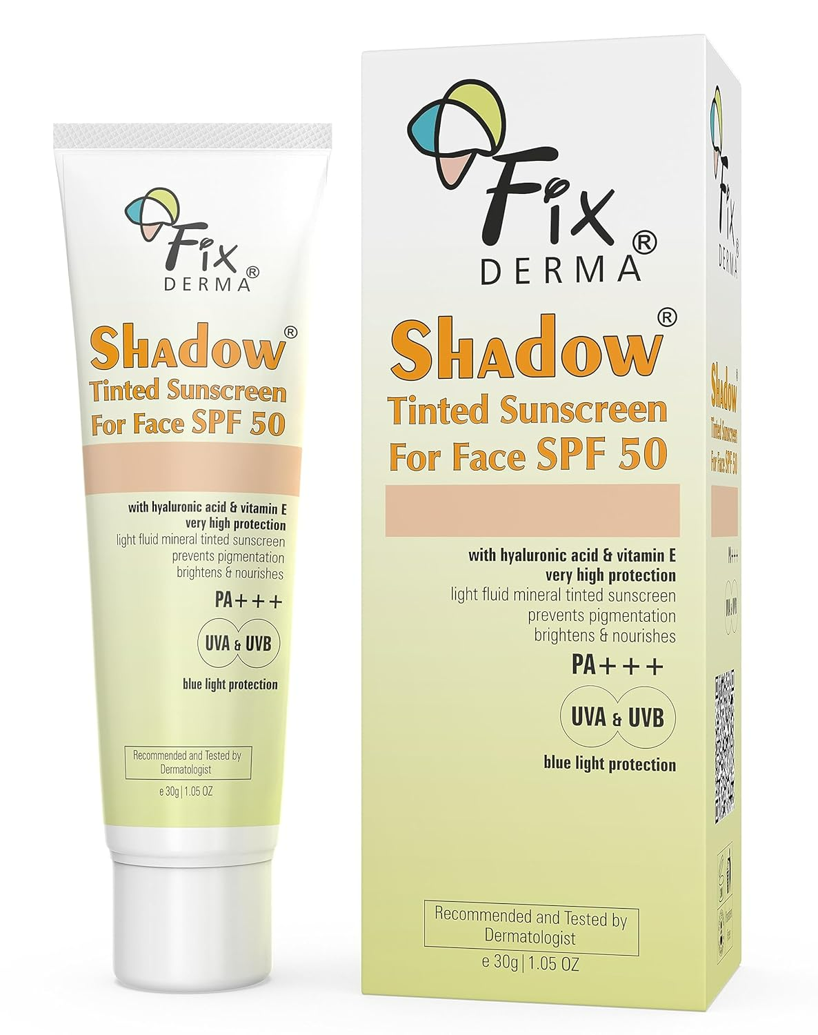 Fixderma Shadow Rx Tinted Sunscreen - Indyancart