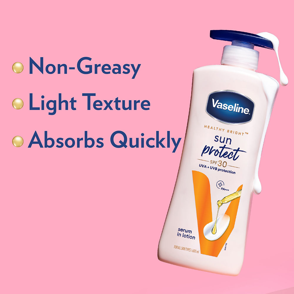 Vaseline Healthy Bright Sun + Pollution Protection SPF 30 Body Lotion - Indyancart