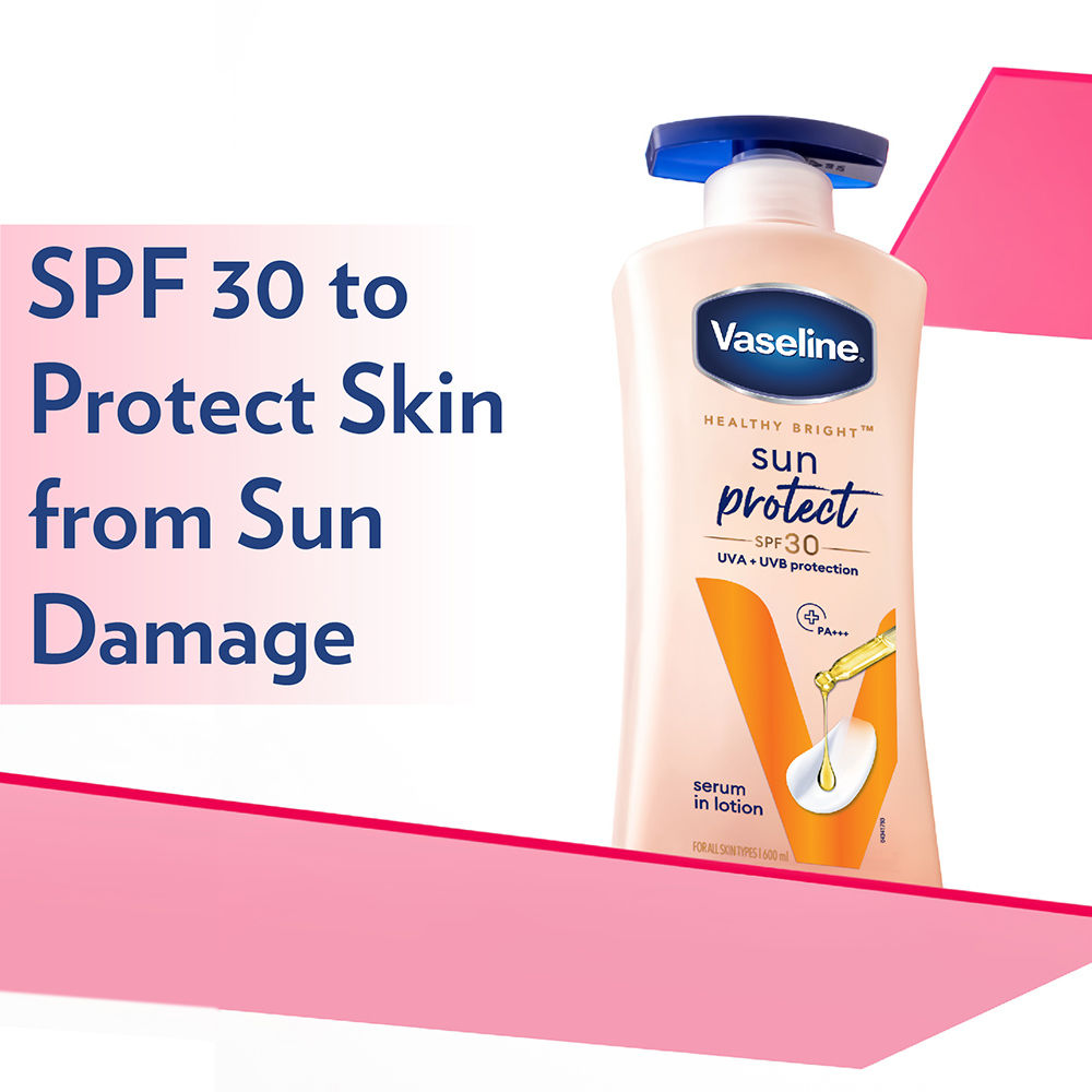 Vaseline Healthy Bright Sun + Pollution Protection SPF 30 Body Lotion - Indyancart