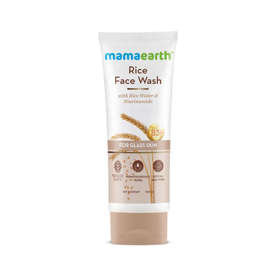 Mamaearth Rice Face Wash With Rice Water & Niacinamide