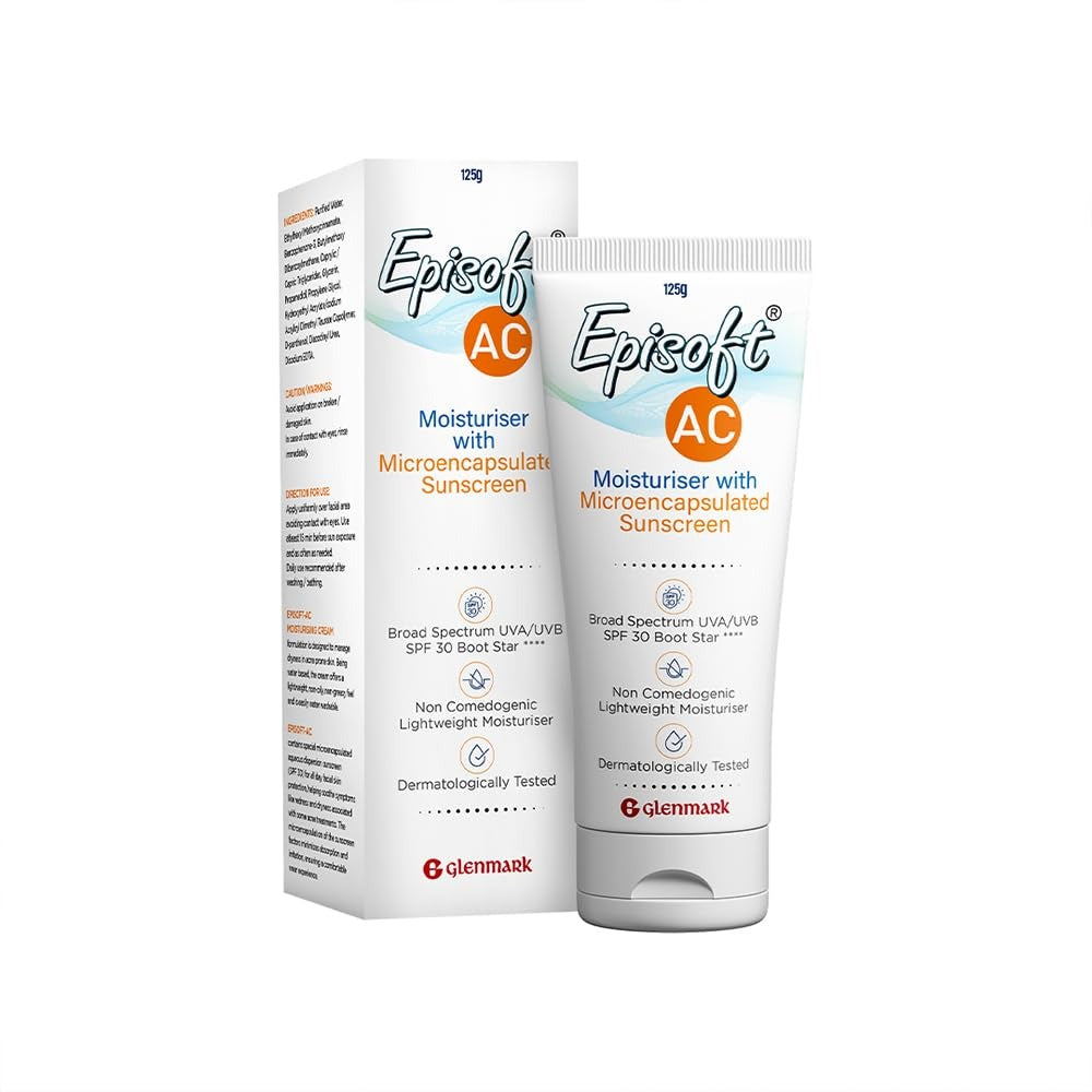Episoft AC Moisturizer with Sunscreen, SPF 30 - Indyancart