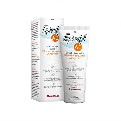 Episoft AC Moisturizer with Sunscreen, SPF 30 - Indyancart