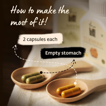 Isha Life Neem and Turmeric Capsules - Indyancart