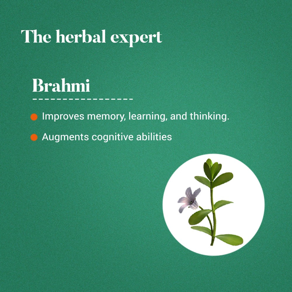 Himalaya Wellness Pure Herbs Brahmi Mind Wellness - Indyancart