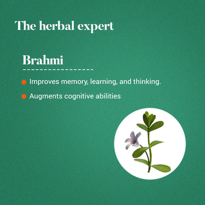 Himalaya Wellness Pure Herbs Brahmi Mind Wellness - Indyancart