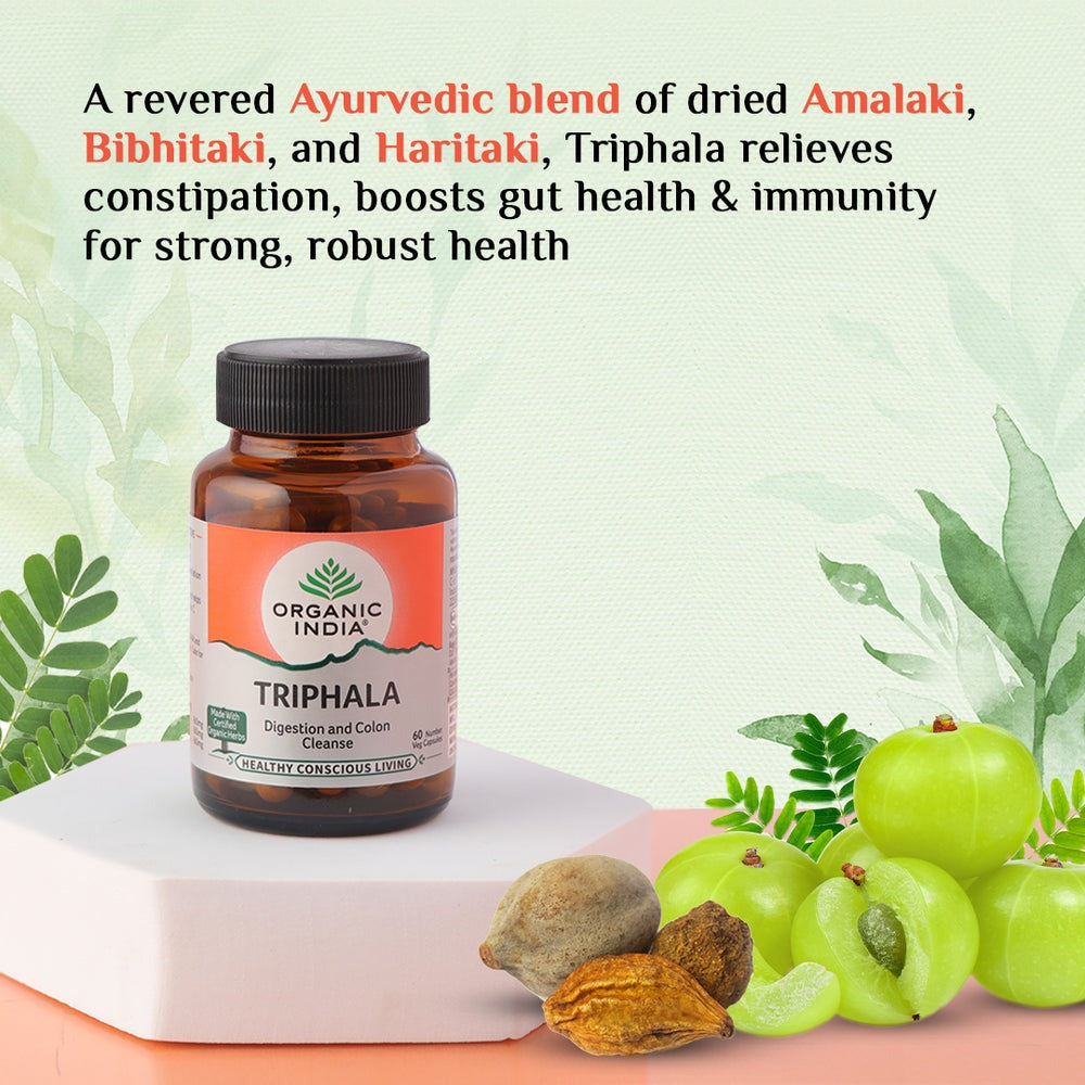 Organic India Triphala Capsules - Indyancart