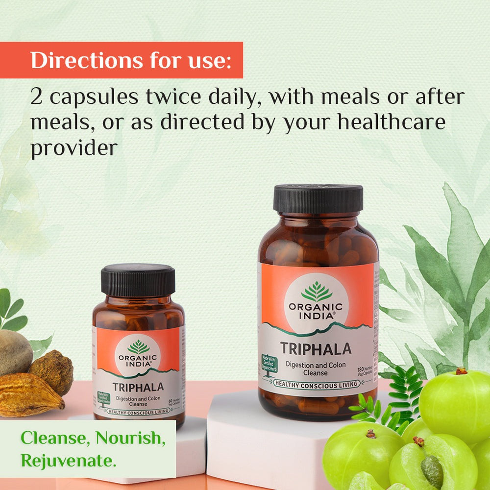 Organic India Triphala Capsules - Indyancart