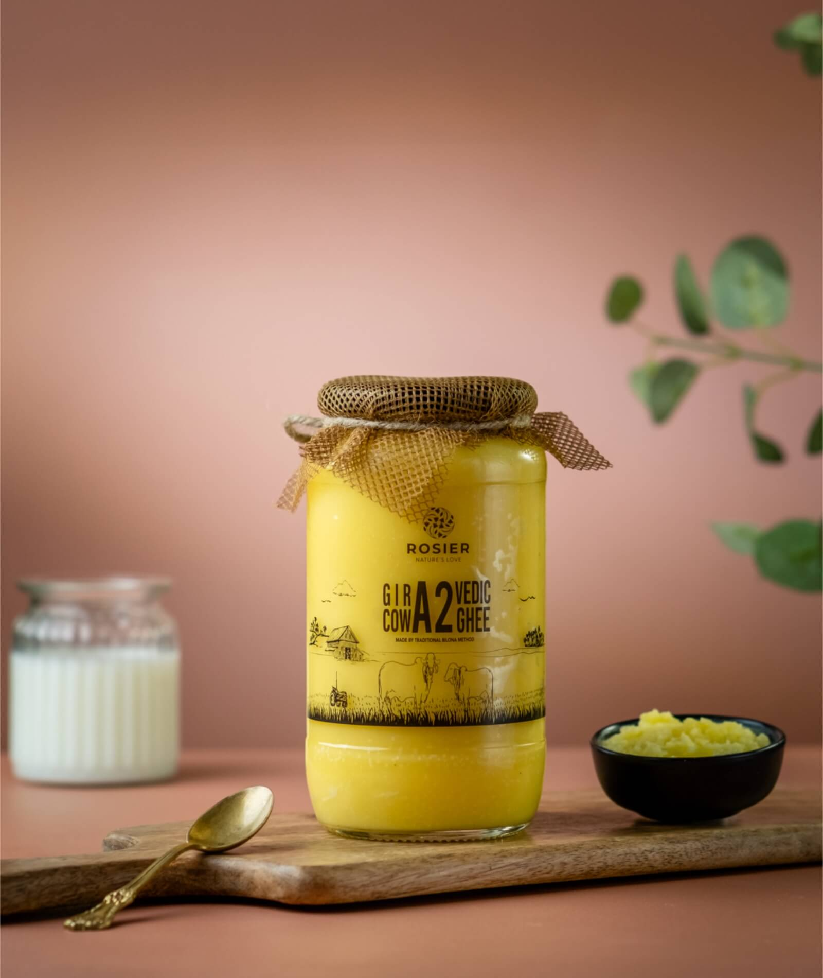 Rosier A2 Gir Cow Bilona Ghee | Traditional Bilona Method A2 Cow Ghee - Indyancart