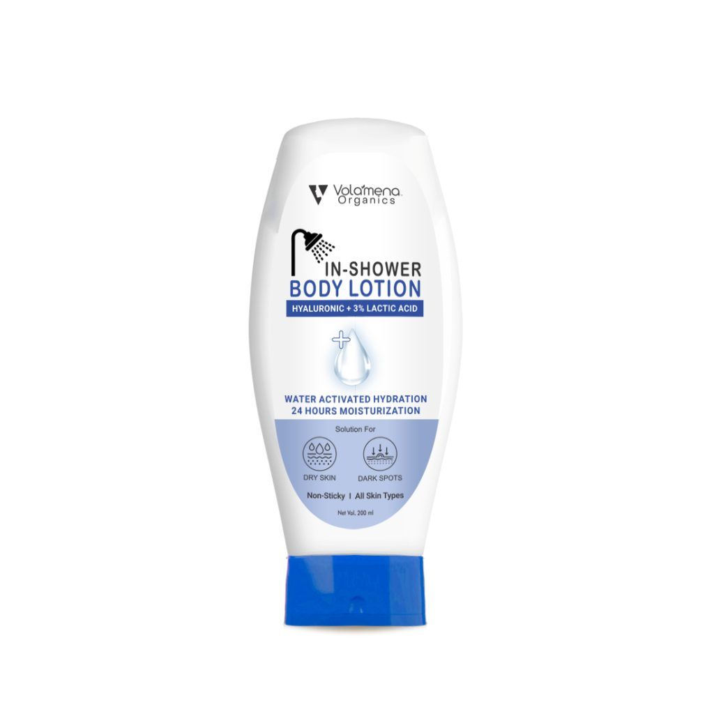 Volamena Hyluronic + Lactic Acid In-Shower Body Lotion With Aloevera