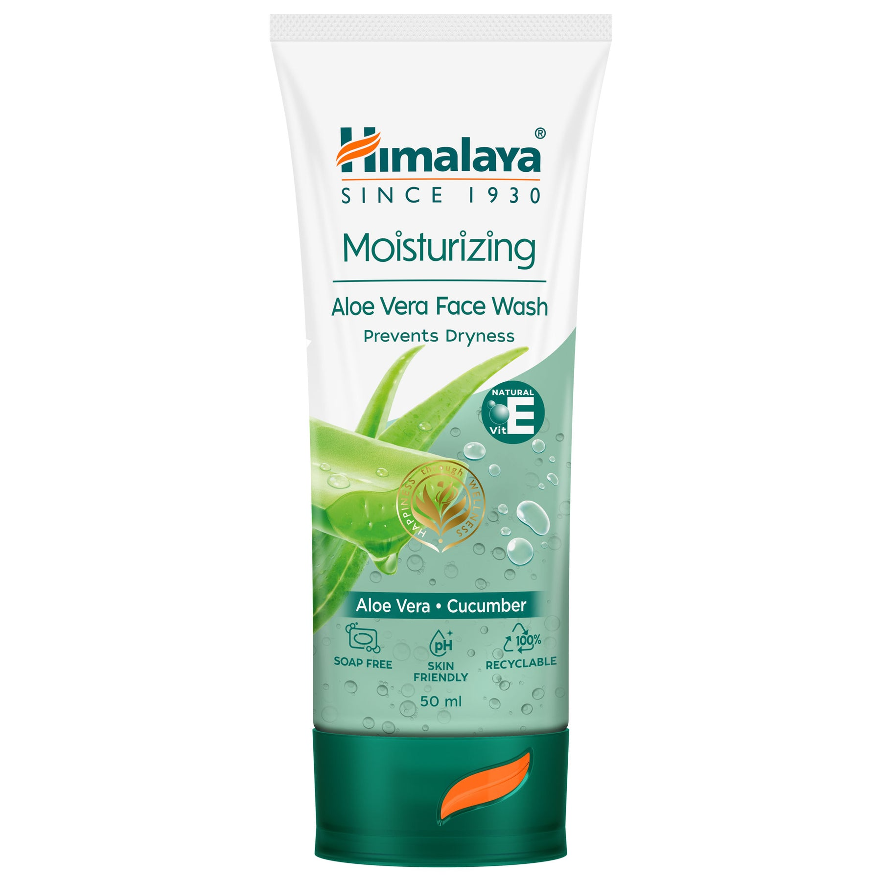 Himalaya Herbals Moisturizing Aloe Vera Face Wash - Indyancart