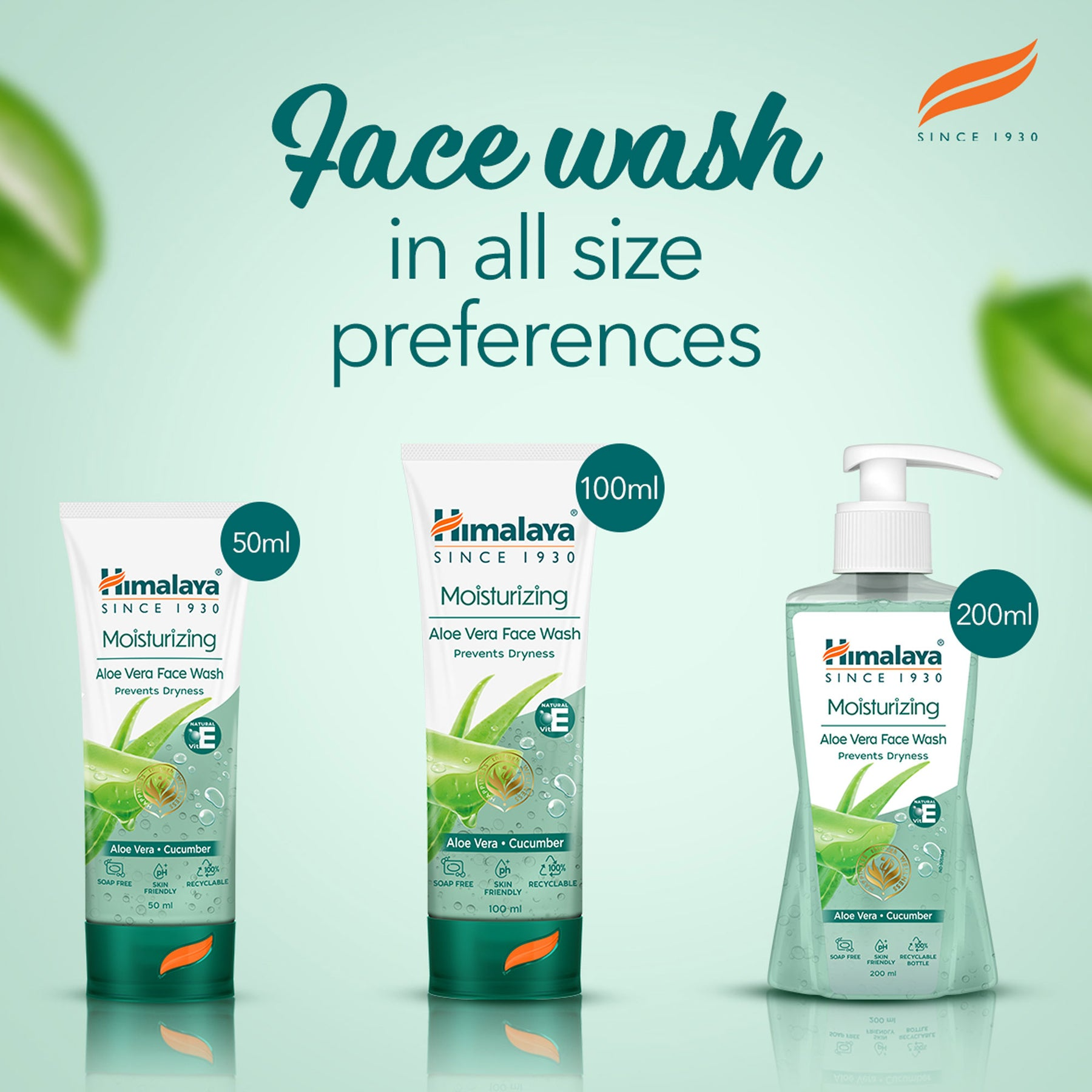 Himalaya Herbals Moisturizing Aloe Vera Face Wash - Indyancart