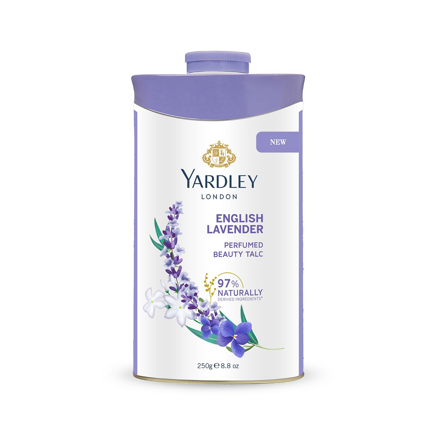 Yardley London English Lavender Perfumed Deodorizing Talc Talcum Powder - Indyancart