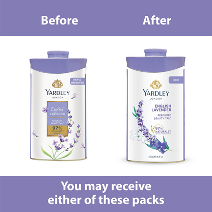 Yardley London English Lavender Perfumed Deodorizing Talc Talcum Powder - Indyancart