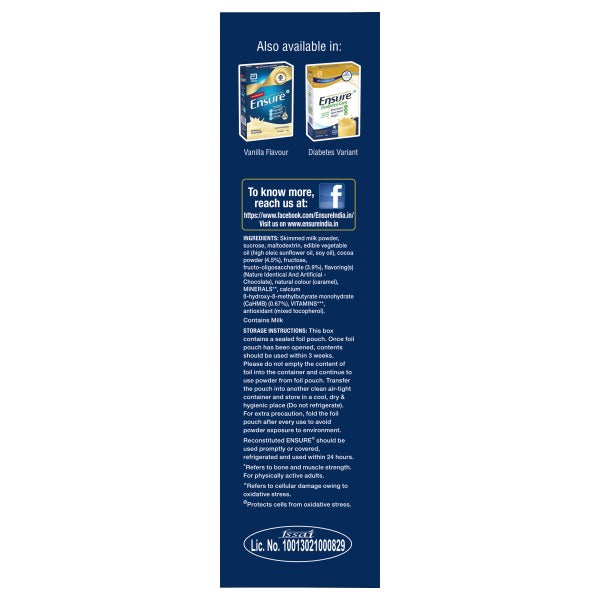 Ensure Nutritional Powder Chocolate Flavour - Indyancart