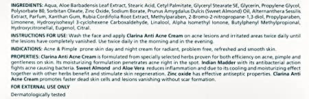 Himalaya Herbals Clarina Anti-Acne Cream - Indyancart