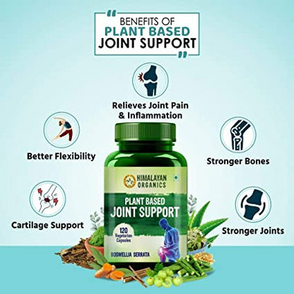 Himalayan Organics Plant Based Joint Support Vegetarian Capsules