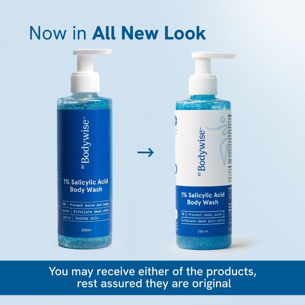 BeBodywise 1% Salicylic Acid Body Wash - Indyancart