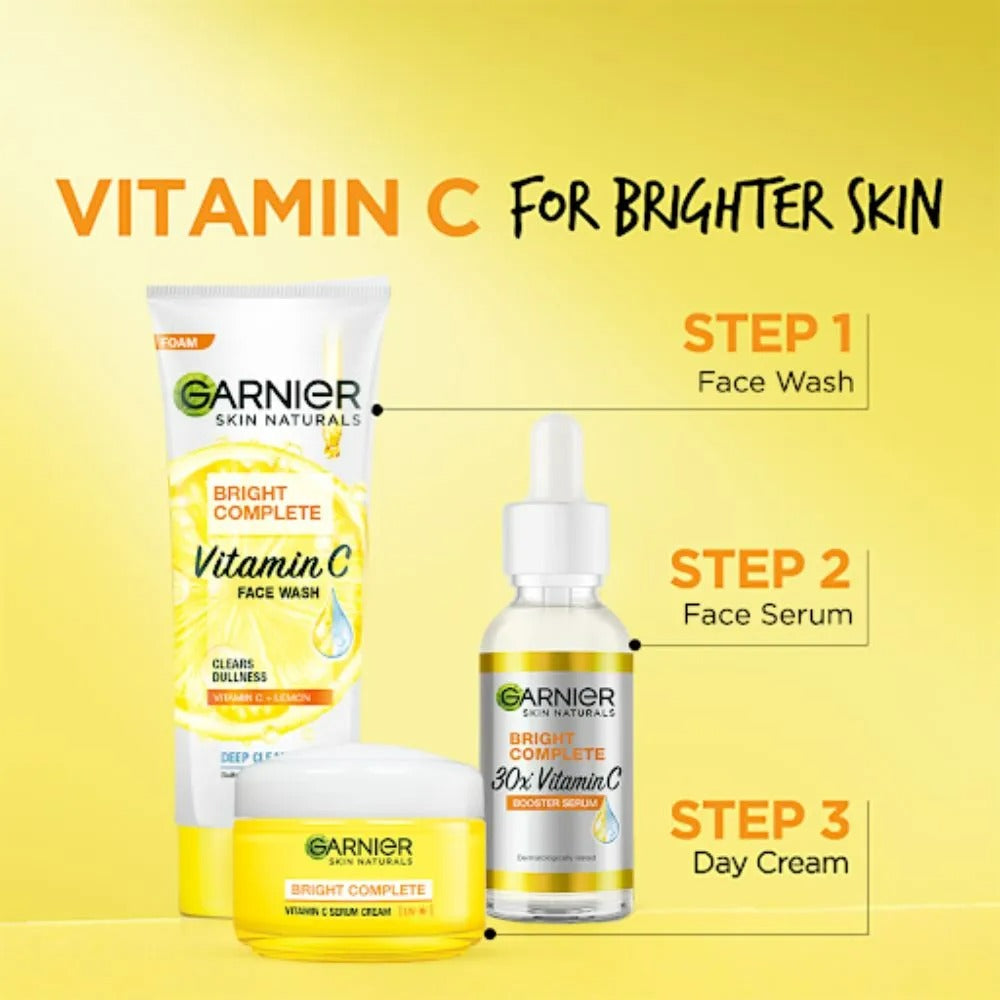 Garnier Bright Complete Vitamin C Facewash - Indyancart