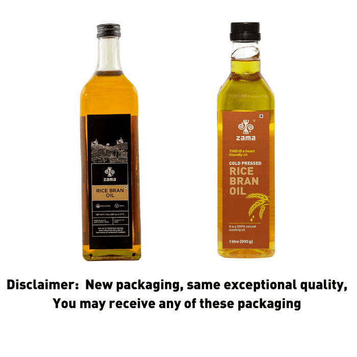 Zama Organics Rice Bran Oil - Indyancart