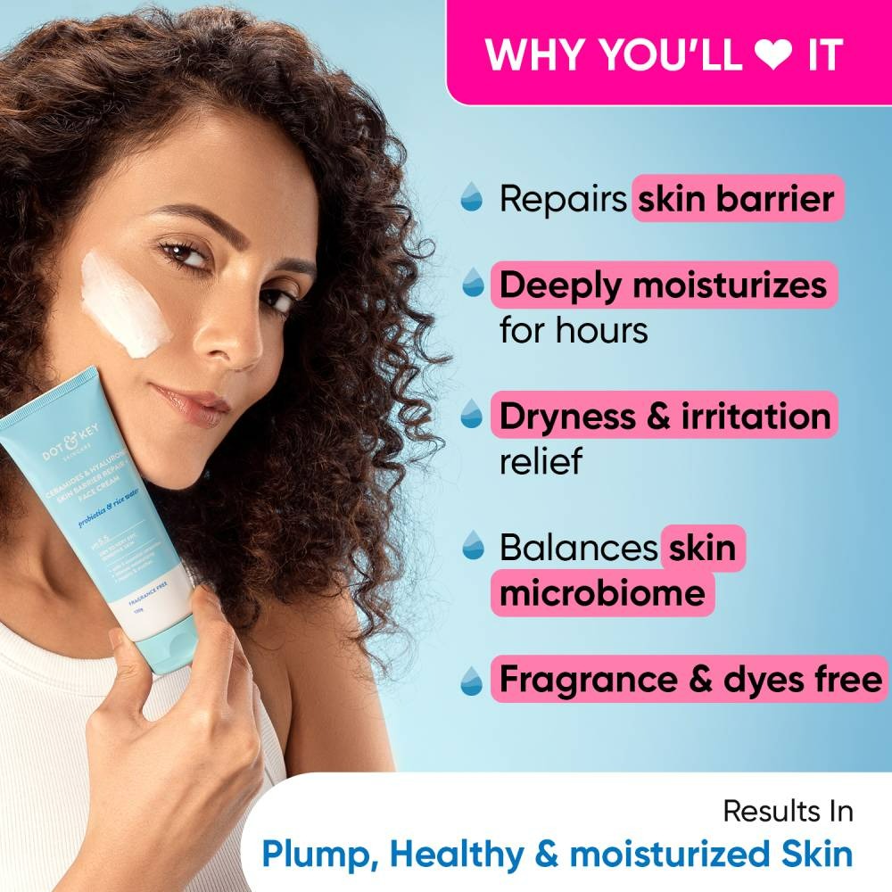Dot & Key Ceramides & Hyaluronic Skin Barrier Repair + Face Cream - Indyancart