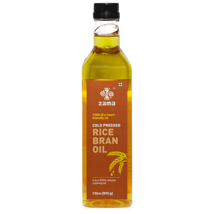 Zama Organics Rice Bran Oil - Indyancart