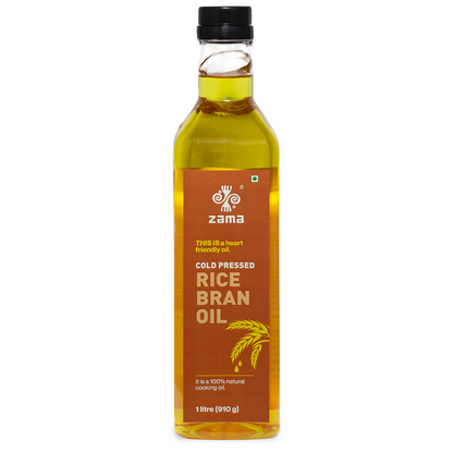 Zama Organics Rice Bran Oil - Indyancart