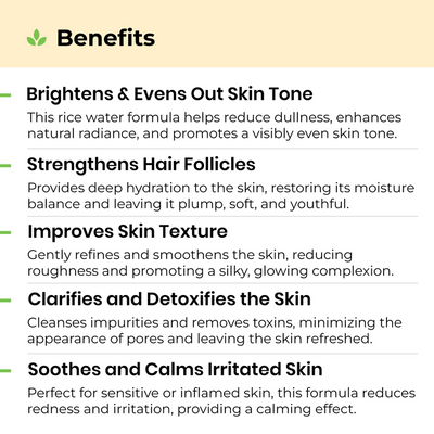 Avimee Herbal Rice Water for Hair and Skin