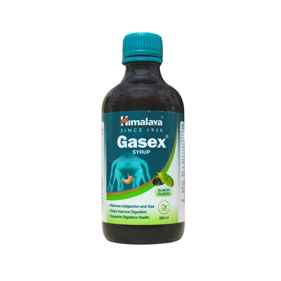 Himalaya Herbals - Gasex Syrup - Elaichi - Indyancart