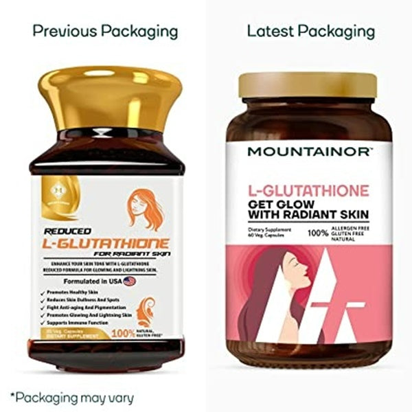 Mountainor L Glutathione Capsules for Healthy & Radiant Skin Capsules - Indyancart