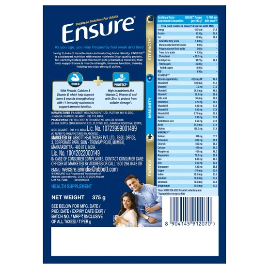 Ensure Nutritional Powder Chocolate Flavour - Indyancart