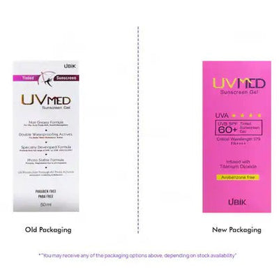 Uvmed Tinted Sunscreen Cream SPF 50