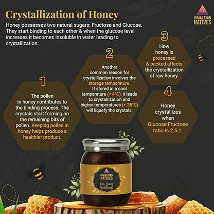 Himalayan Natives Multifloral Raw Honey - Indyancart