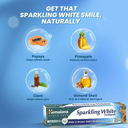 Himalaya Sparkling White Tooth Paste - Indyancart