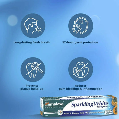Himalaya Sparkling White Tooth Paste - Indyancart