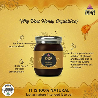 Himalayan Natives Multifloral Raw Honey - Indyancart