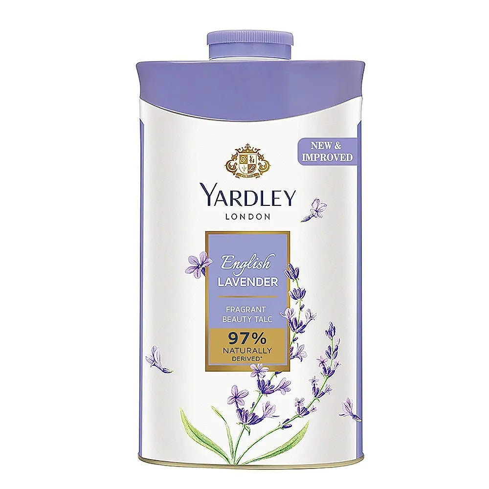Yardley London English Lavender Perfumed Deodorizing Talc Talcum Powder - Indyancart