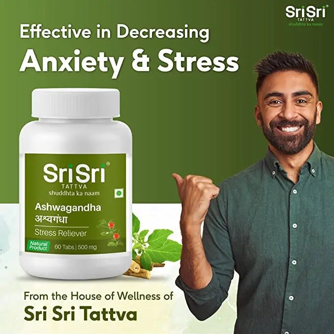 Sri Sri Tattva Ashwagandha Tablets - Indyancart