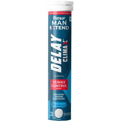 Fast&Up Man Extend Effervescent Tablets - Peach Flavor - Indyancart