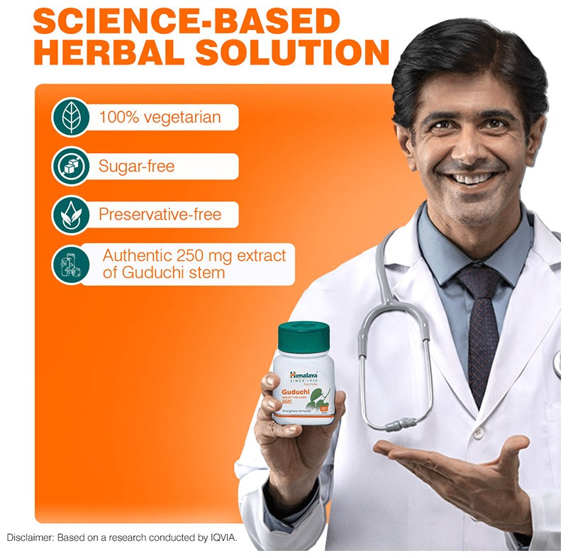 Himalaya Herbals - Guduchi Immunity Wellness - Indyancart