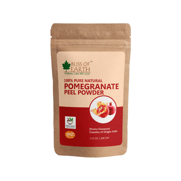 Bliss of Earth Certified Organic Pomegranate Peel Powder - Indyancart