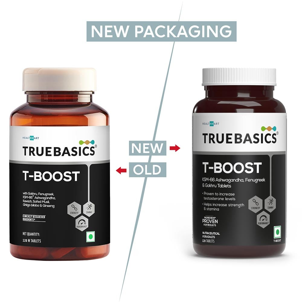 TrueBasics T-Boost Tablets for Men - Indyancart