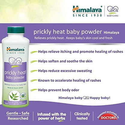 Himalaya Herbals - Prickly Heat Baby Powder - Indyancart
