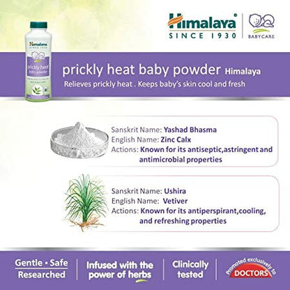 Himalaya Herbals - Prickly Heat Baby Powder - Indyancart