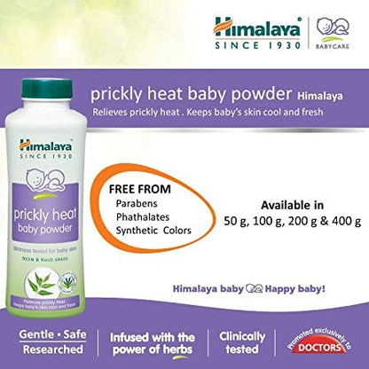 Himalaya Herbals - Prickly Heat Baby Powder - Indyancart