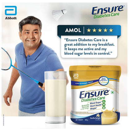 Ensure Diabetes Care Powder Vanilla Flavour - Indyancart