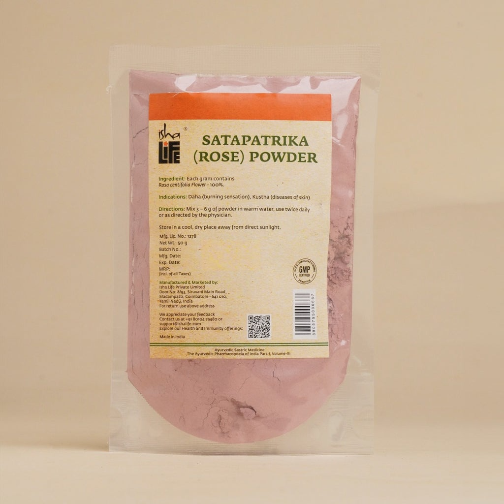 Isha Life Roja Powder (Rose Powder Face Pack) - Indyancart